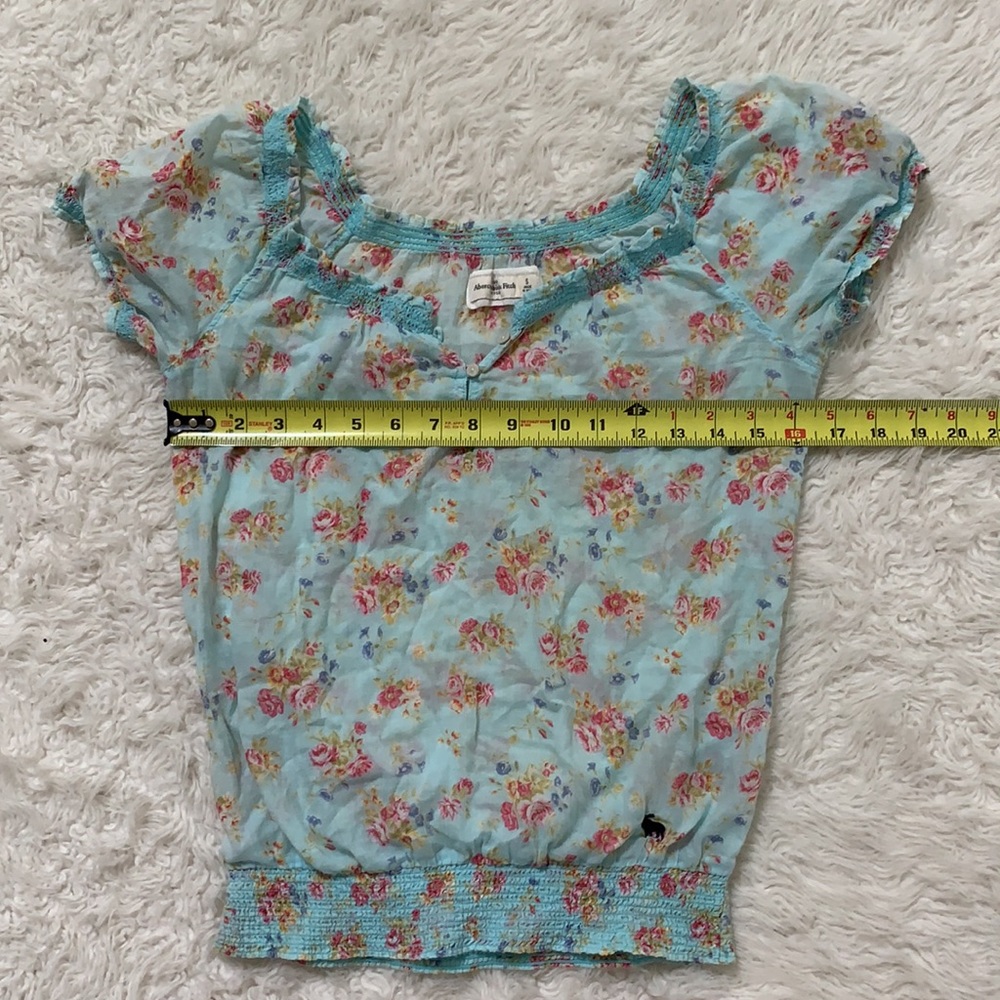 Abercrombie and Fitch floral top women’s small - Picture 8 of 8